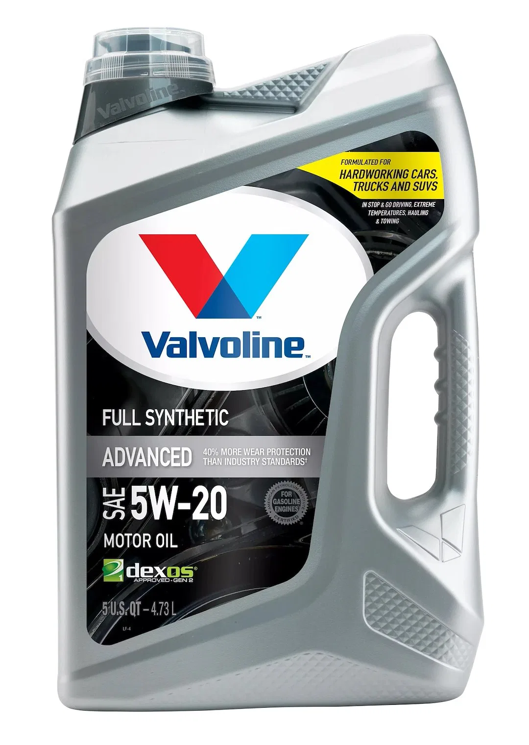 881147 – VALVOLINE Oil, SAE 5W-20 Full Synthetic 5 Quart Jug Single